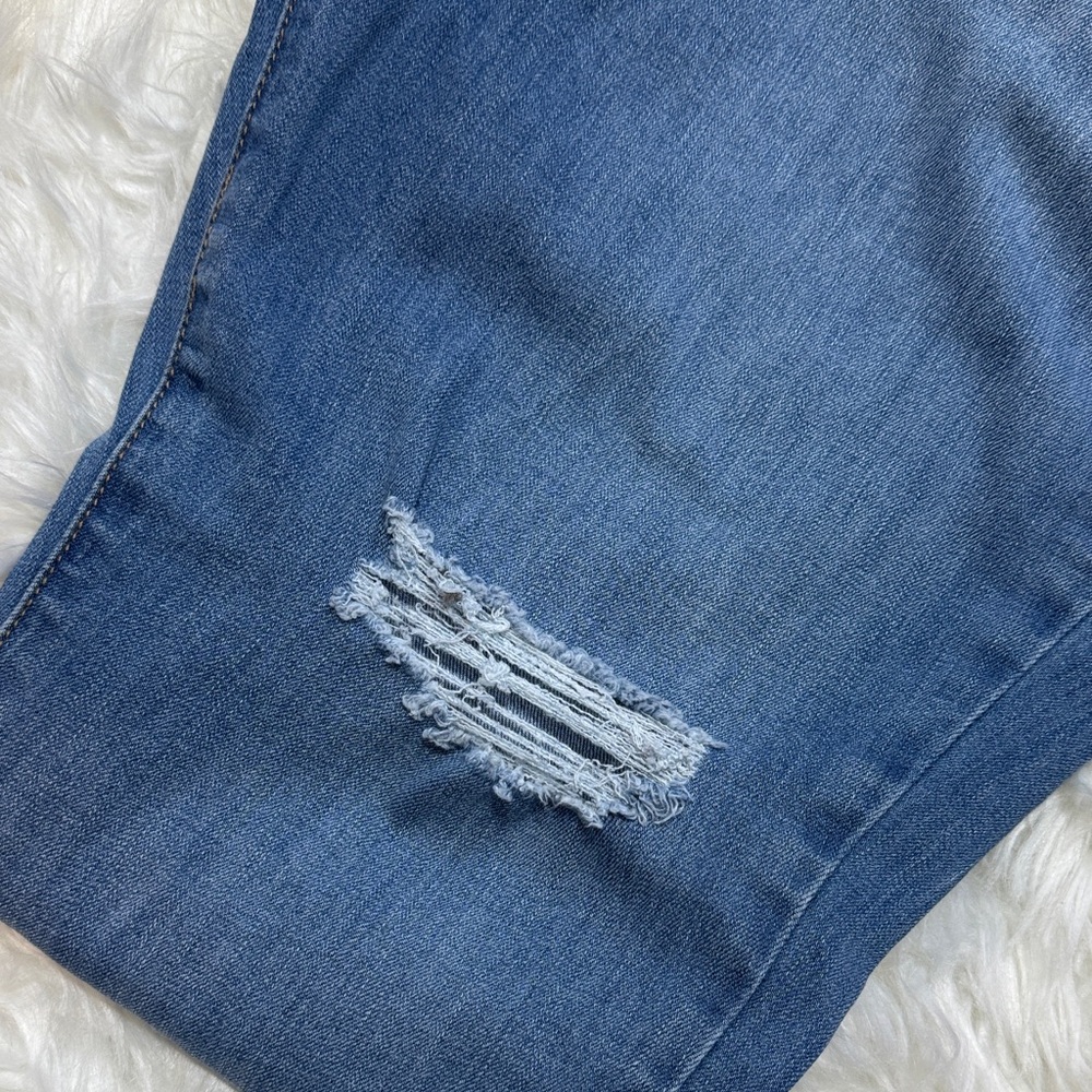 Sonoma Women's Distressed Blue Boyfriend Jeans - Picture 4 of 6